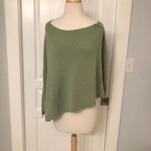 Max Studio 100% Cashmere OS Poncho